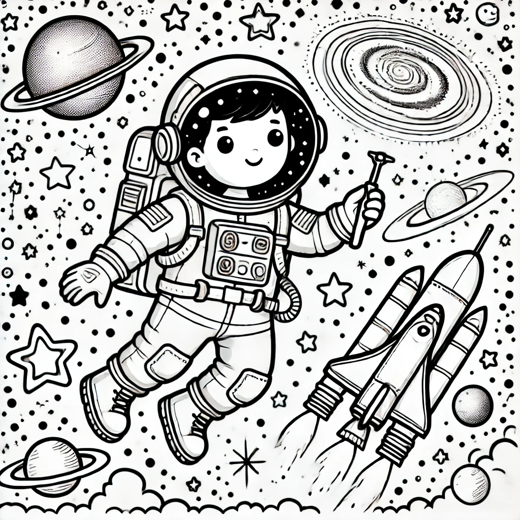 Space Explorer in Galaxy